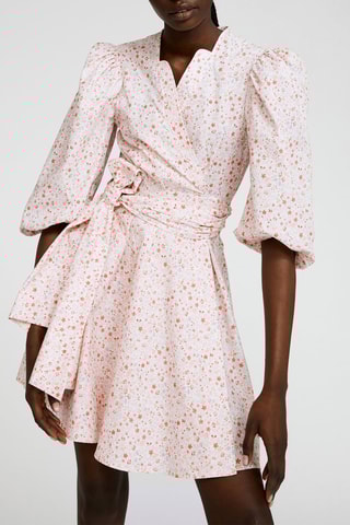 $Robe patineuse - Rose clair et saumon