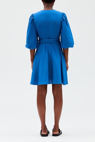 $Robe courte - Bleu