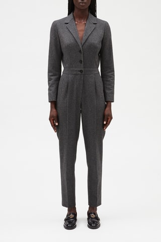$Combinaison pantalon en laine - Gris