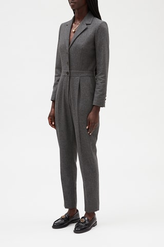 $Combinaison pantalon en laine - Gris