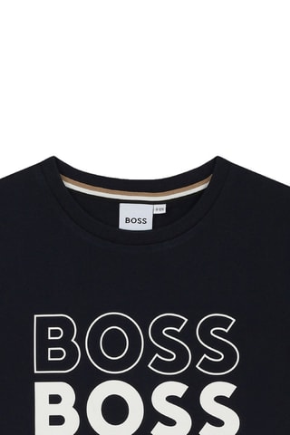 $T-shirt slim - Bleu marine - Boss