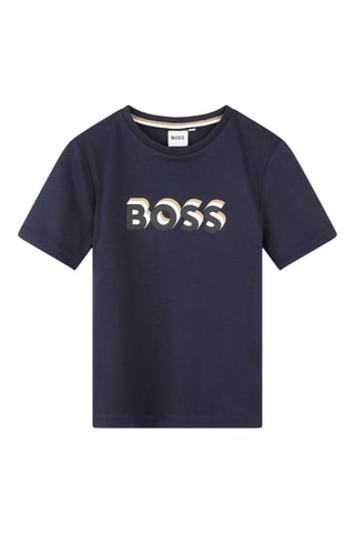 $T-shirt - Bleu - Boss