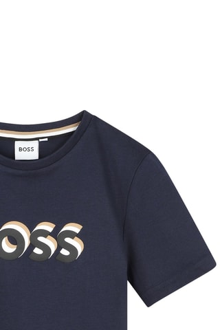 $T-shirt - Bleu - Boss