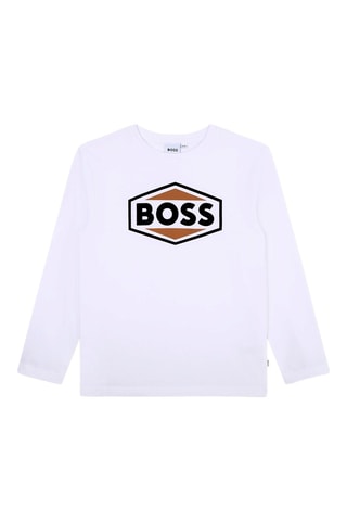 $T-shirt regular - Blanc - Boss