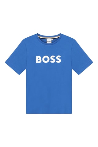 $T-shirt - Bleu - Boss