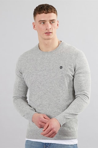 $Pull en laine Knox - Gris clair chiné