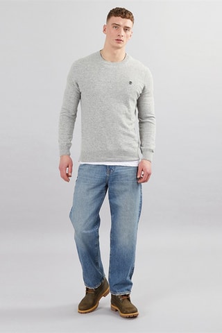 $Pull en laine Knox - Gris clair chiné