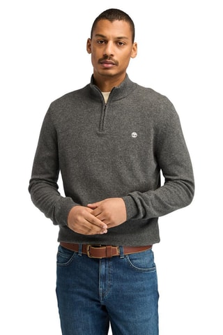 $Pull en mérinos Cohas Brook - Gris foncé chiné
