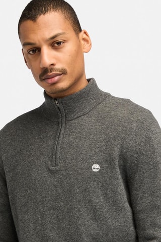 $Pull en mérinos Cohas Brook - Gris foncé chiné