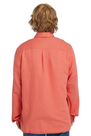 $Chemise en lin TFO - Rouge