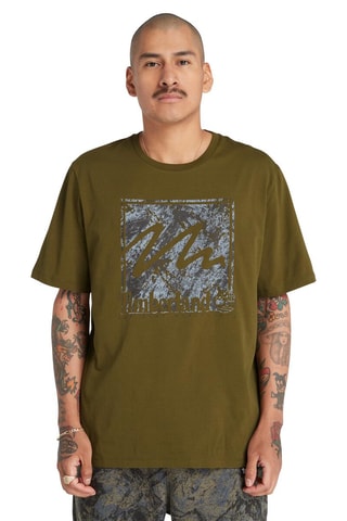 $T-shirt Mountains - Vert olive
