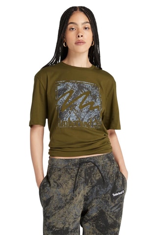 $T-shirt Mountains - Vert olive