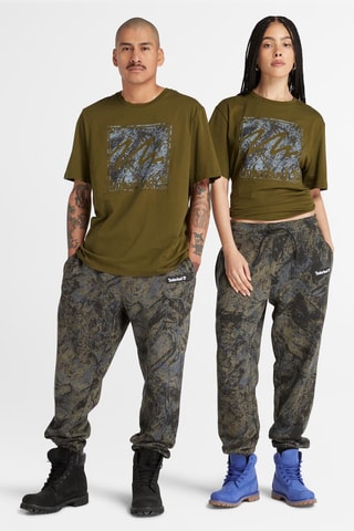 $T-shirt Mountains - Vert olive