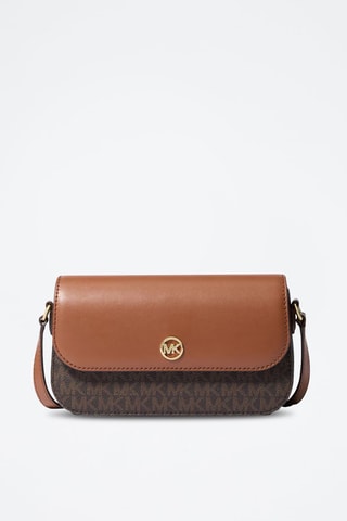 $Sac bandoulière en cuir - Marron
