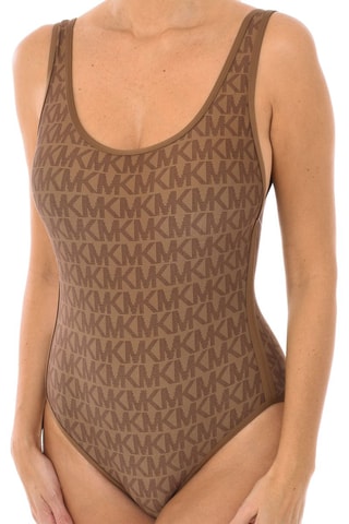 $Maillot 1 pièce - Marron