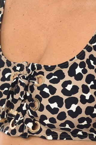 $Haut de maillot - Beige et noir