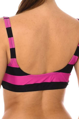 $Haut de maillot - Rose et noir