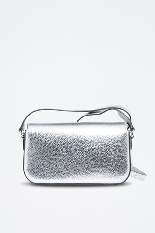 $Sac bandoulière en cuir - Gris