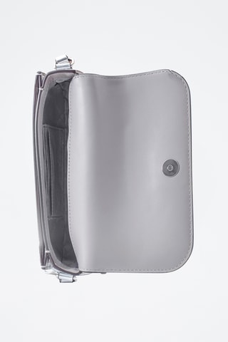 $Sac bandoulière en cuir - Gris