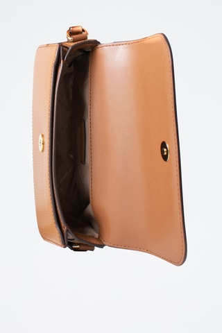 $Sac bandoulière en cuir - Marron