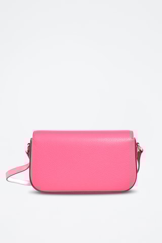$Sac bandoulière en cuir - Rose