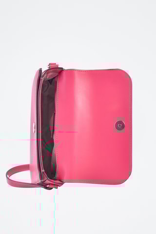 $Sac bandoulière en cuir - Rose