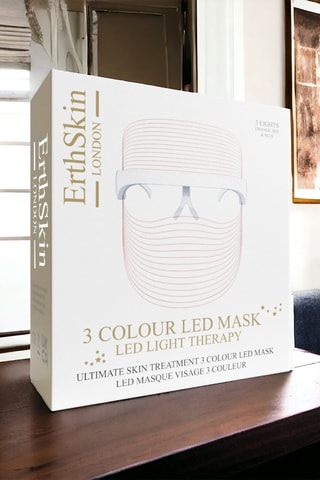 $Masque visage LED 3 couleurs sans fil - Tout type de peau