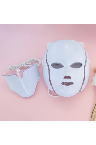 $Masque visage et cou LED 7 couleurs