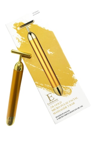 $Masseur facial Micro-pulse Gold 24K