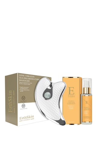 $Coffret Gua sha et sérum vitamine C - 2 produits