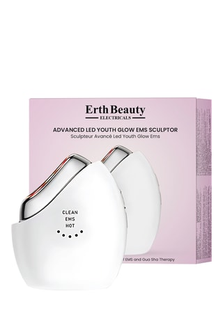 $Sculpteur visage Avancé Led Youth Glow EMS - Blanc