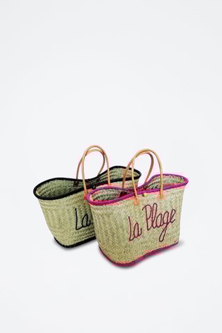 Panier de plage Pasika - 40 x 20 x 35 cm - Vert