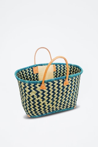 Panier de plage Toama - 40 x 20 x 35 cm - Bleu