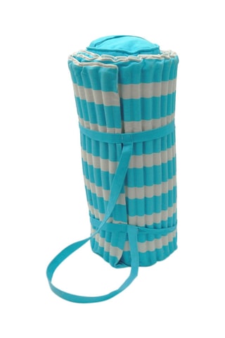 Drap de plage réversible Bahia - Turquoise - 100 x 175 cm
