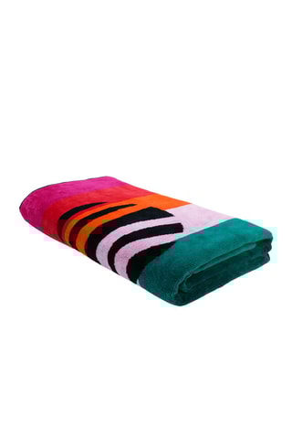 Drap de plage réversible Maupiti - Multicolore - 95 x 175 cm