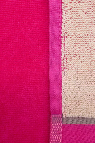 Drap de plage réversible Wasaga - Fuchsia - 100 x 175 cm