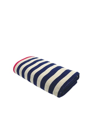 Serviette de plage Ankuri - Bleu marine - 90 x 170 cm