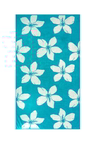 Serviette de plage Caracol - Turquoise - 90 x 170 cm