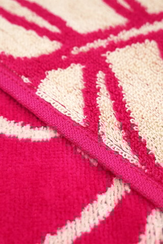 Serviette de plage Colca - Fuchsia - 90 x 170 cm
