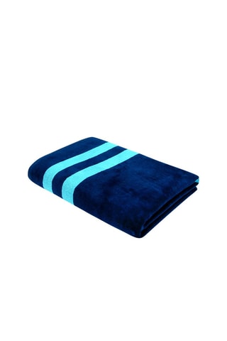 Serviette de plage Nonza - Bleu - 90 x 170 cm