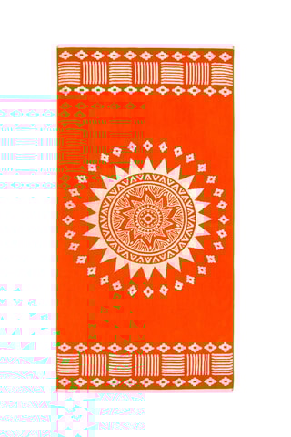Serviette de plage Oranza - Orange - 90 x 170 cm