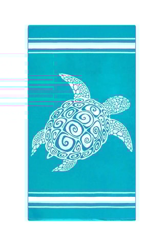 Serviette de plage Ushaka - Turquoise - 90 x 170 cm