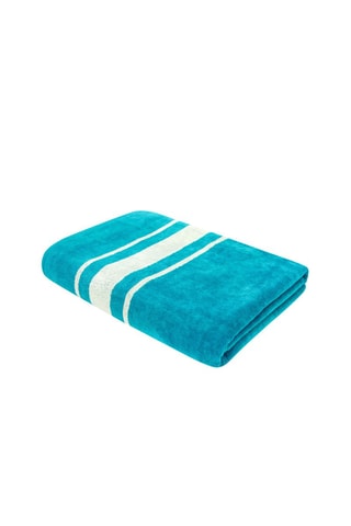 Serviette de plage Ushaka - Turquoise - 90 x 170 cm
