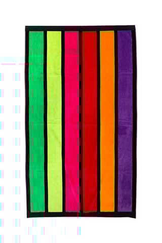 Serviette de plage Fresh - Vert et rouge - 100 x 175 cm