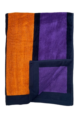 Serviette de plage Fresh - Vert et rouge - 100 x 175 cm