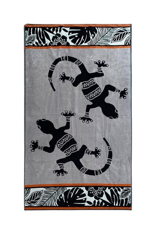 Serviette de plage Eldorado - 95 x 100 cm - Taupe
