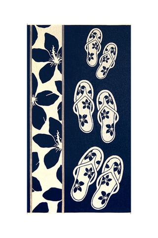 Drap de plage - Bleu - 90 x 170 cm