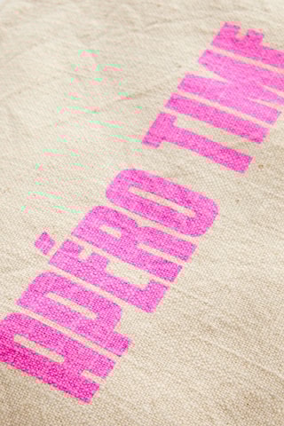 Pochette - Beige et fuchsia