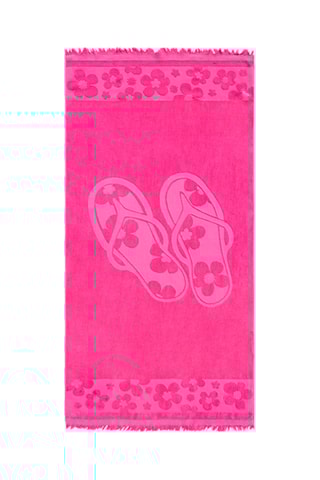 2 draps de plage - Rose 