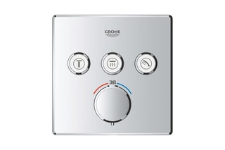 $Ensemble de douche thermostatique encastré